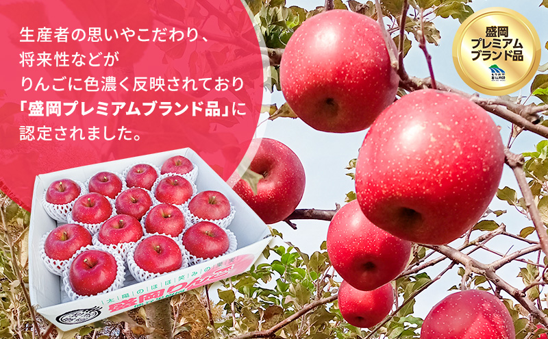 りんご ジョナゴールド 5kg 13～15玉 林檎 リンゴ 果物 くだもの フルーツ 旬の果物 旬のフルーツ 季節の果物 季節のフルーツ 岩手りんご 岩手 岩手県 盛岡市