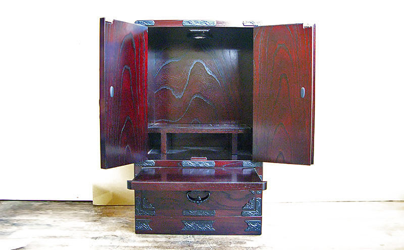 岩谷堂箪笥 角丸仏壇  伝統工芸品 インテリア おしゃれ 工芸品 民芸品 岩手 岩手県 盛岡市