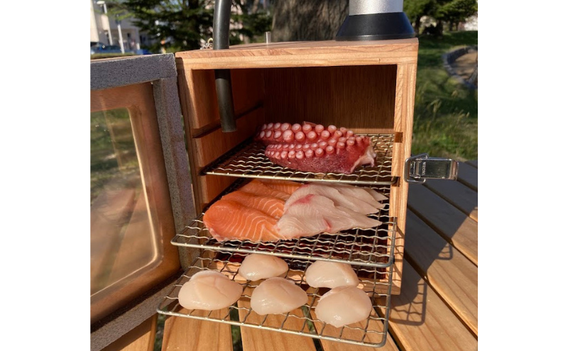 スモークキューブ フードスモーカーセット 燻製 調理器具 小型 コンパクト キッチン用品 キッチングッズ キャンプ用品 アウトドア用品 家庭用 燻製器 スモーク器 アウトドア