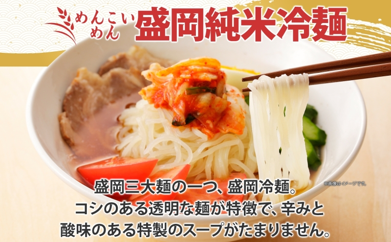 めんこいめん 2種 食べ比べ Eセット 計6食 純米麺 盛岡純米冷麺 盛岡冷麺 盛岡三大麺 ご当地グルメ ラーメン 米粉麺 米粉 麺 冷麺 グルテンフリー 詰め合わせ セット 郷土料理 もちもち 簡単調理 岩手県 盛岡市 東北 岩手 盛岡 農事組合法人となん