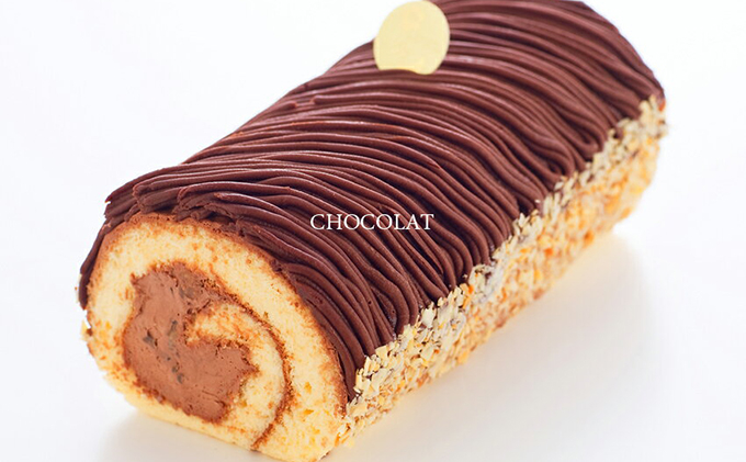 生しょこらモンブラン ロールケーキ 1本 チョコレート チョコ スイーツ お菓子 洋菓子 生菓子 ケーキ デザート チョコ好き 濃厚クリーム モンブラン おやつ 冷凍 冷凍配送 お取り寄せ ギフト 手土産 人気 岩手県 盛岡市 東北 岩手 盛岡 株式会社花月堂