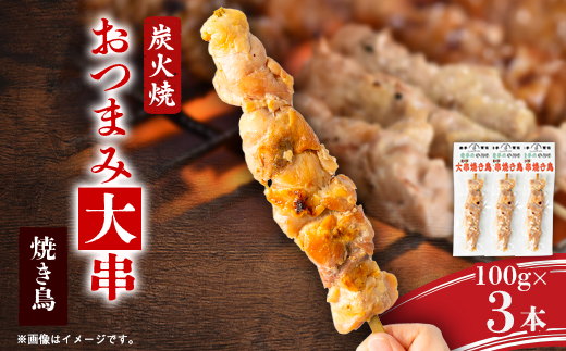 おつまみ大串焼き鳥 100g×3本セット【1615758】