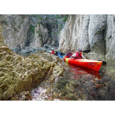 【三陸・浄土ヶ浜】シーカヤックでジオパーク体験!大人2名様　利用券【1483711】