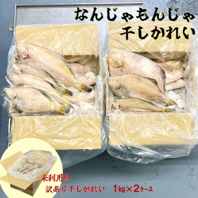 なんじゃもんじゃ訳あり未利用魚かれい　2kgセット【配送不可地域：離島】【1521673】