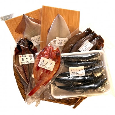 【岩手三陸・宮古港水揚げ】干物漬魚セット(2) 海の幸をおあげんせ干物【6種】・漬魚【3種】【配送不可地域：離島】【1717680】