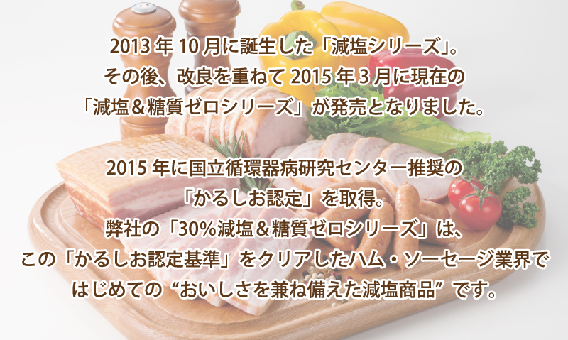 【20個入り】かるしお認定！減塩＆糖質ゼロ ～ロースハム・ベーコン・ウインナー詰め合わせ～ 【356】