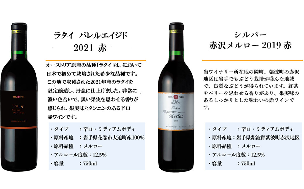 国際ワインコンクール受賞6本セット  エーデルワイン 【627】