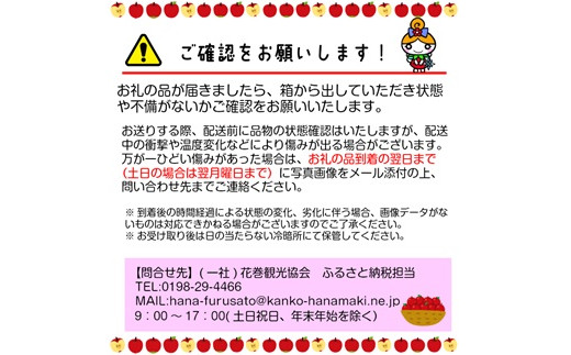 果汁たっぷり蜜入り サンふじ 5kg いわて花巻 【810】