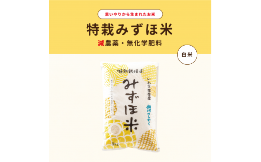 特別栽培みずほ米 銀河のしずく 白米 5kg　【1754】