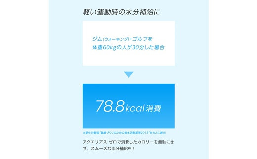 ゼロカロリーで熱中症対策におすすめ！アクエリアスゼロ2Lペットボトル×6本 【655】
