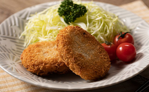 【花巻ブランド牛使用】いわて五ツ星花巻黒ぶだう牛コロッケ　10個セット 【565】