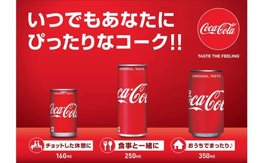 【3ヶ月定期便】コカ・コーラ160ml缶　30本セット 【850】