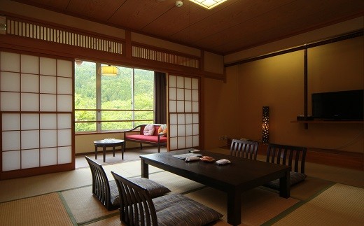 松倉温泉　悠の湯風の季ペア宿泊券 【182】