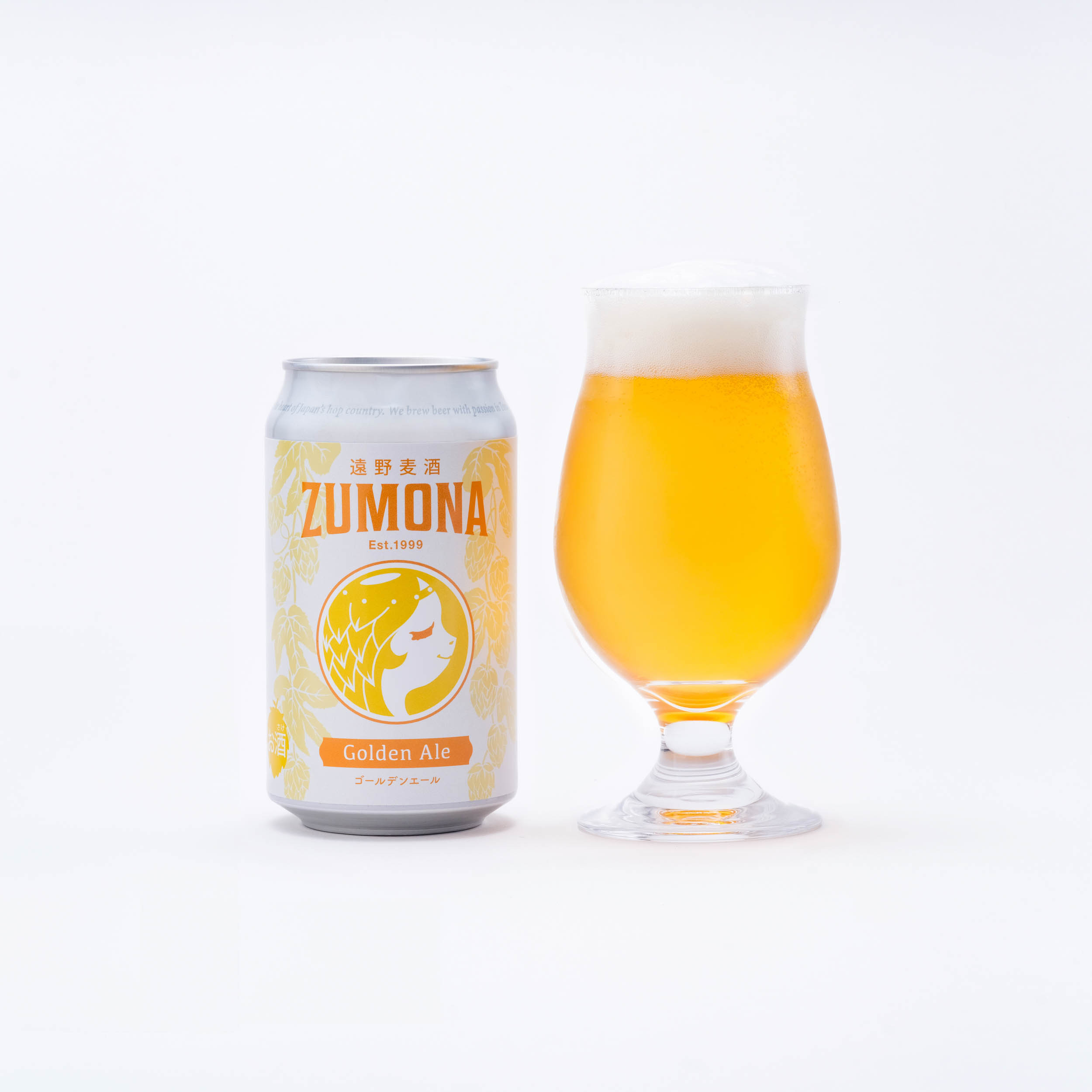 クラフトビール 24缶 遠野 麦酒 ZUMONA ゴールデンエール 350ml 24本 セット ビール 【ズモナ ビール 】 缶ビール 上閉伊酒造 岩手県 遠野市 産 ホップ 大槌 復興米 使用 地ビール