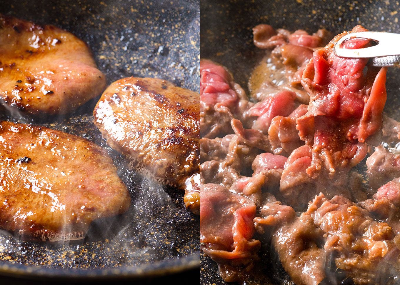 遠野 の天然醸造味噌で 熟成 した 牛タン セット 合計 200g