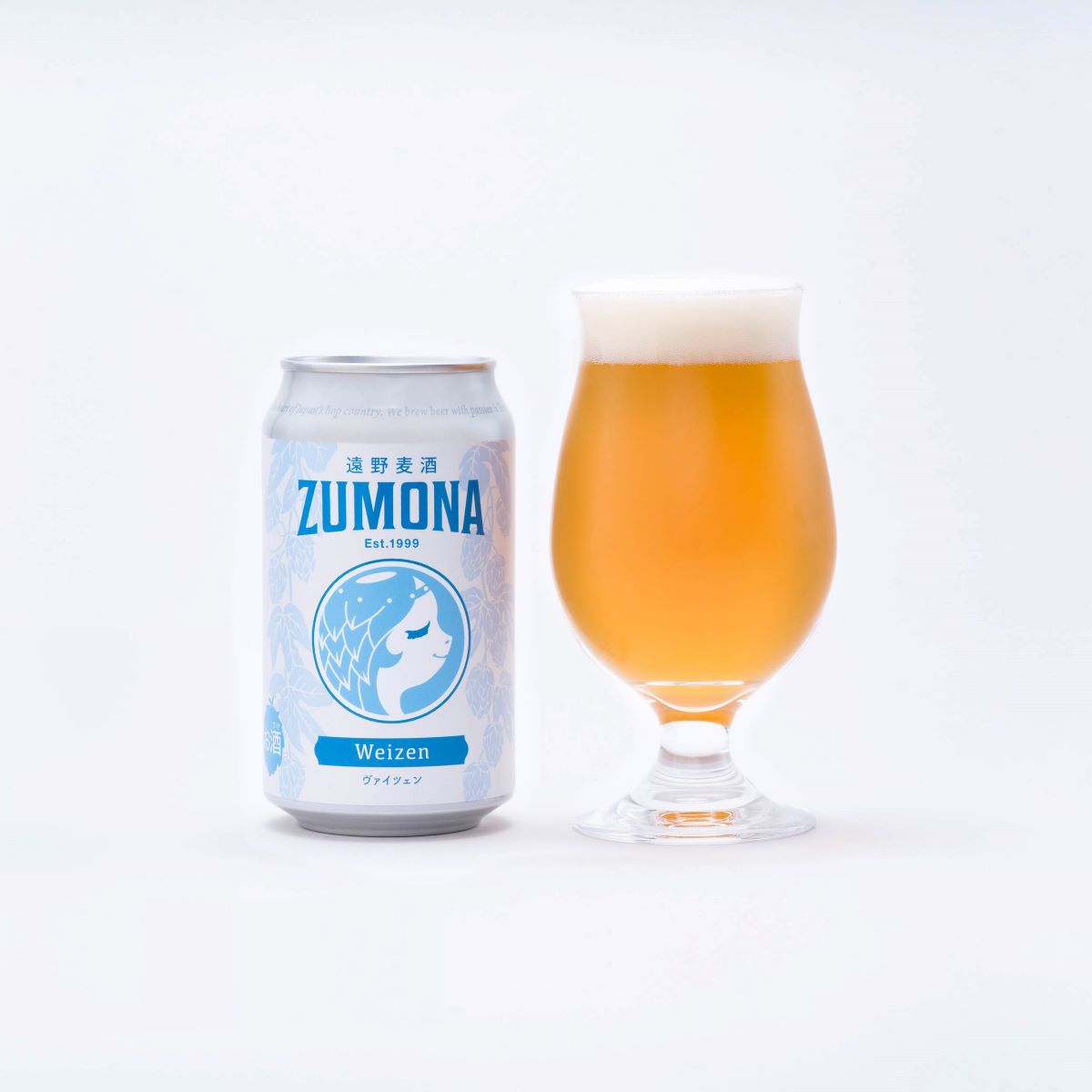 クラフトビール 12本 遠野麦酒ZUMONA ヴァイツェン 350ml 缶 セット / 造り酒屋 上閉伊酒造 ズモナビール 岩手県 遠野市 産 ホップ 使用 インターナショナルビアカップ 金賞 WEIZEN フルーティ 飲みやすい 地ビール 