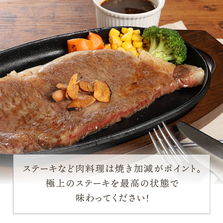 南部鉄器 最高級和牛を焼くためのステーキ皿 【OIGEN 作】 伝統工芸品 キッチン用品 食器 日用品 調理器具 グリルプレート アウトドア キャンプ[Z0011]