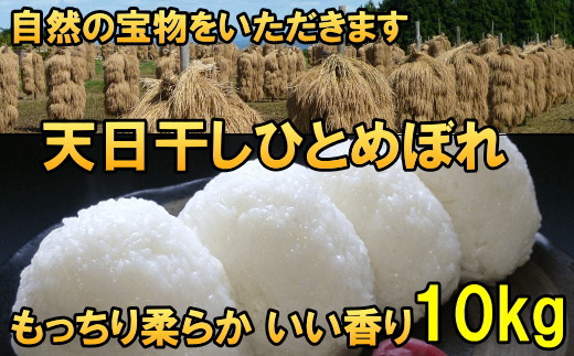 天日干しひとめぼれ 令和7年産 白米10kg [AC049]
