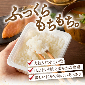 美味しさ引き立つご飯パック ふるさとごはん150g×48個 岩手県奥州市産ひとめぼれ100% 保存料不使用【配送時期に関する変更不可】 [U0088]
