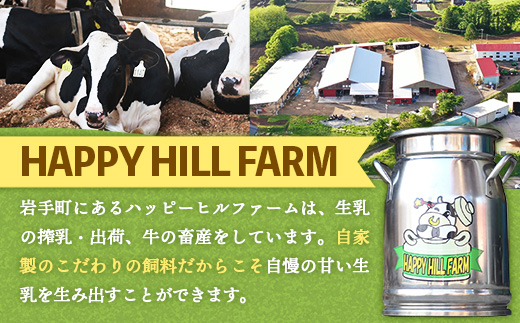 ハッピーさんのアイス 4種類6個入り アイスクリーム カップ スイーツ あいす セット ギフト プレゼント 贈り物 夏 ミルク バニラ ストロベリー ブルーベリー 農場直送 冷凍 岩手県 岩手町