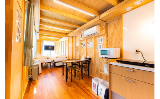 モビリタコート岩手 定員5名（ベッド4）1泊BBQ付（夕食）宿泊券 バーベキュー BBQ アウトドア 施設利用券 チケット 宿泊 泊り 自然 友達 家族