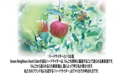 【Green Neighbors Hard Cider】FLAGSHIP 2種12本set  (DRY, LIGHT)【毎月数量限定】(DB008)