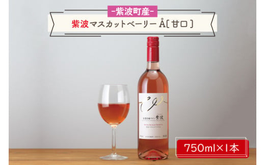 産地限定 ワインぶどう品種使用 紫波マスカットベーリーA 甘口 紫波町産 テロワール ワイン（AL061-2）