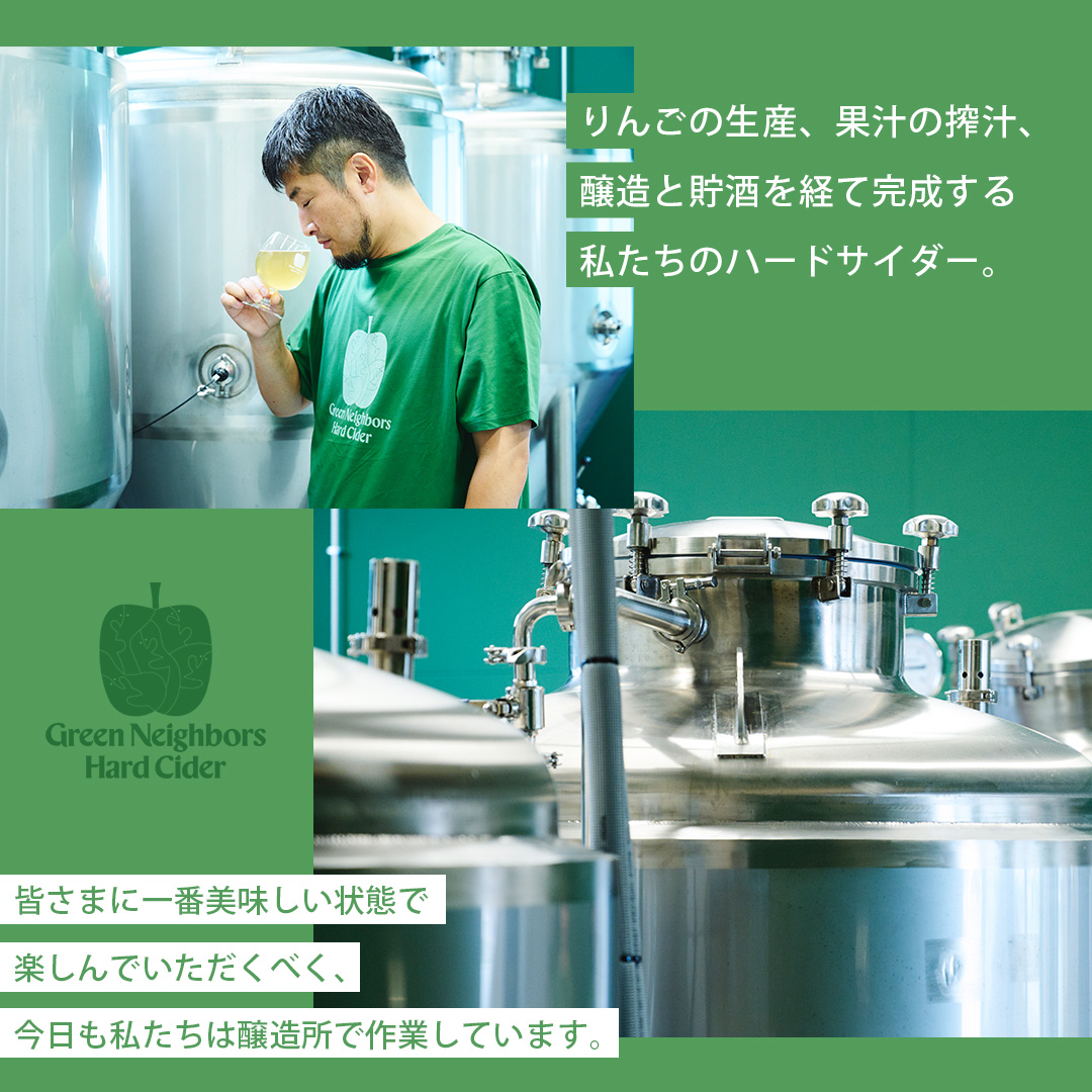 FLAGSHIP 3種 6本 set (DRY / SOUR / CLEAR) 酸化防止剤無添加 ハードサイダー シードル りんご リンゴ アルコール 酒 セット 果汁100％ Green Neighbors Hard Cider (DB013)