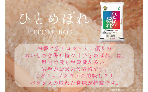 ★令和6年産★【6ヶ月定期便】特A受賞 銀河のしずく・ひとめぼれ食べ比べセット10kg（各種5kg）(無洗米) （AE168）