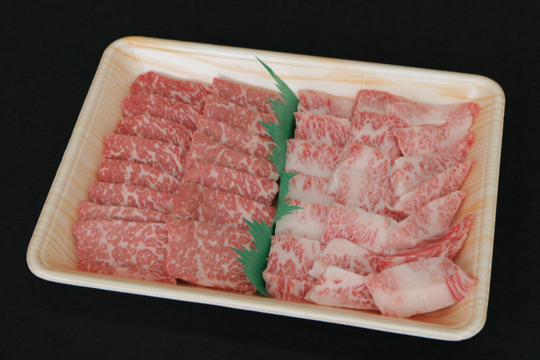 黒毛和種 しわ もちもち牛 焼肉 食べ比べセット 1,000g (モモ 250g・バラ 250g・肩(ウデ) 500g) (AM009)