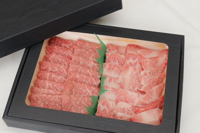 黒毛和種 しわ もちもち牛 焼肉 食べ比べセット 1,000g (モモ 250g・バラ 250g・肩(ウデ) 500g) (AM009)