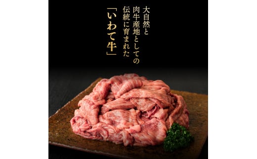 切り落とし 肉 牛肉 小分け 真空冷凍 いわて牛 250g 岩手県産 和牛 牛肉 黒毛 和牛 切り落とし肉 大容量 肉 すき焼き 肉じゃが 煮込み 煮物 赤身 国産牛 小分け 冷凍 数量限定 (AB092)