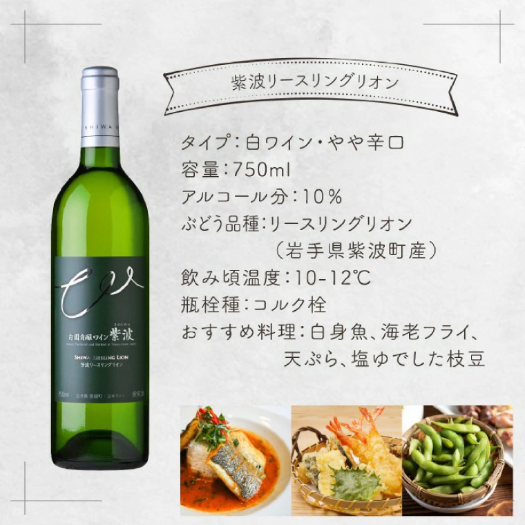 産地限定 ワインぶどう品種使用 自園自醸ワイン紫波 辛口ワイン2本セット 紫波町産 テロワール ワイン (AL045-1)