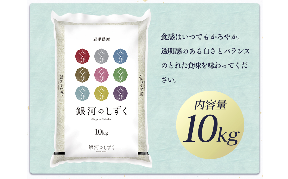 銀河のしずく　10kg 銀河のしずく10kg袋