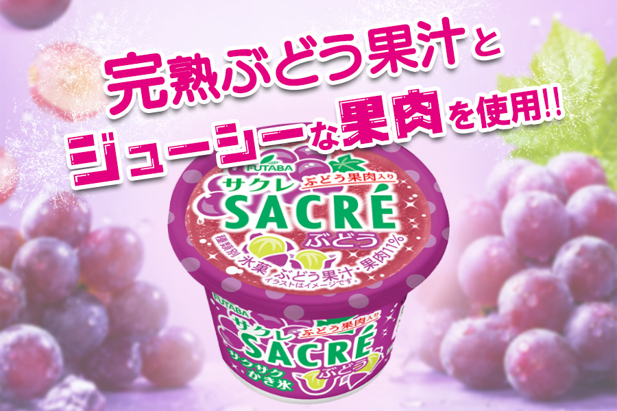フタバ食品　アイス15個　サクレぶどう満足セット