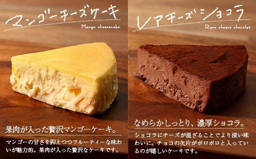 チーズケーキ専門店のカットケーキ５号×２＋２ピース 
