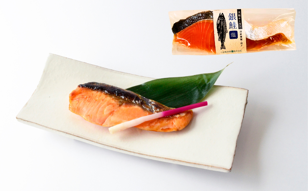 【6ヶ月定期便】岩手大槌サーモン 銀鮭切身 詰合せ (10切入) 