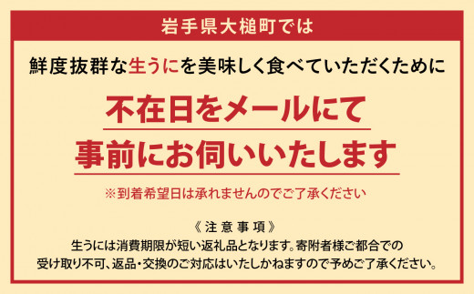 【お試し50g×1パック】【令和7年6月発送】三陸産生うに 【配送日指定不可】［35］  《キタムラサキウニ》《無添加》《三陸産は濃厚な味》 魚貝類 雲丹 ウニ  塩水  魚介 海産物 海の幸 うに丼 刺身  朝どれ