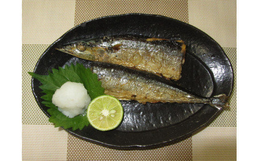 レンジでチンする焼き魚(さんま塩焼き)×4
