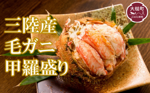 【2026年2月中旬より発送】毛ガニ甲羅盛り1人分100〜130g×2人分