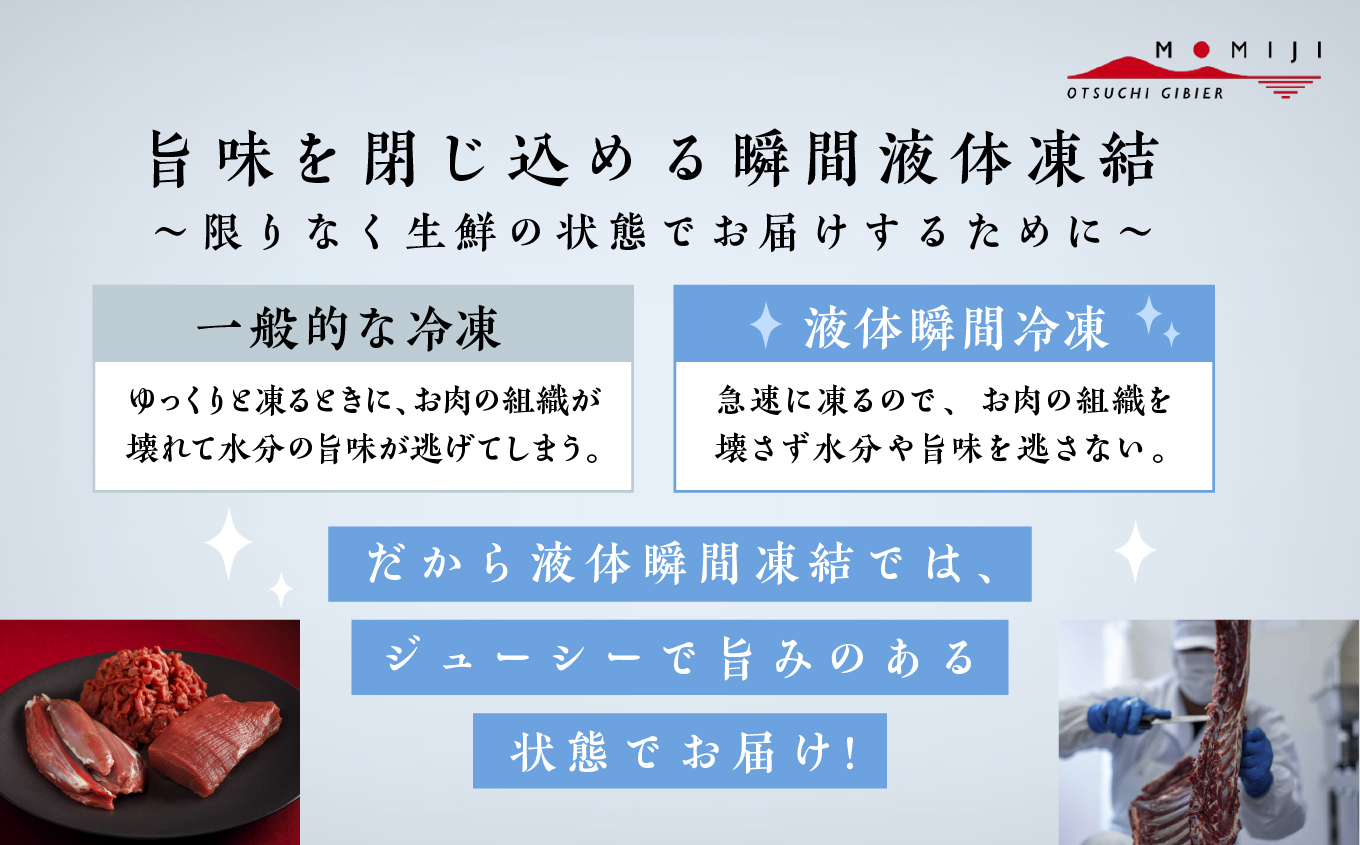 【シェフが選ぶ希少部位】大槌鹿ロース肉200g【ロースト・ステーキに】岩手県産 天然鹿 鹿肉 ジビエ ヘルシー 低カロリー 冷凍 赤身