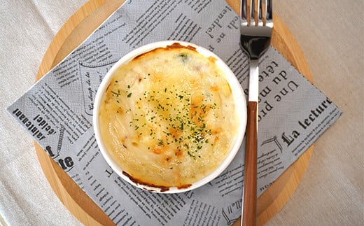 海鮮マカロニグラタン 6個セット【木村商店】 三陸山田 山田町 乳製品 魚貝  おかず 冷凍 惣菜 加工品 食品 YD-450