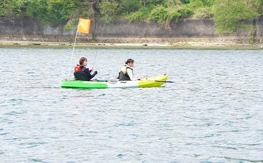 山田湾シーカヤック クルーズ券 3名分【ジオトレイル カヤック フードプログラム】三陸山田 山田町 海 釣り 体験 マリンスポーツ マリンツーリズム マリンレジャー Geotrail EFRICA APIA YD-680