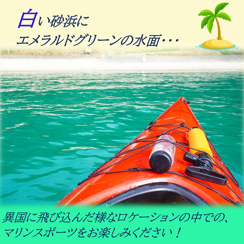 山田湾を満喫！無人島カヤックツアー1～2名様【うみと私と】三陸山田 山田町 山田湾 オランダ島 エメラルドグリーン マリンスポーツ 海 レジャー YD-845
