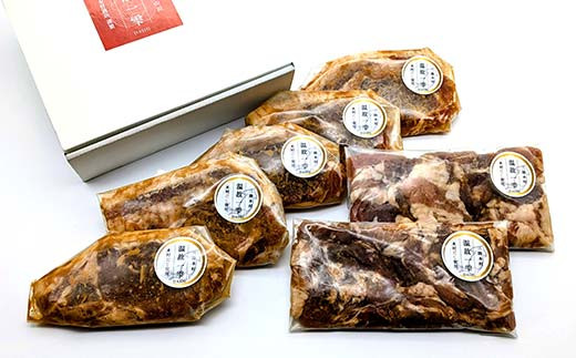 豚肉 味噌漬け 肩ロース 100g×5枚 細切れ 200g×2袋セット 岩手県 三陸 三陸山田 山田町 岩手県産豚肉 おかず おふくろの味 細切れ 豚肉 味噌漬け 惣菜 味付け肉 味噌 木村商店 YD-826