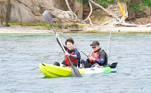山田湾シーカヤック クルーズ券 3名分【ジオトレイル カヤック フードプログラム】三陸山田 山田町 海 釣り 体験 マリンスポーツ マリンツーリズム マリンレジャー Geotrail EFRICA APIA YD-680
