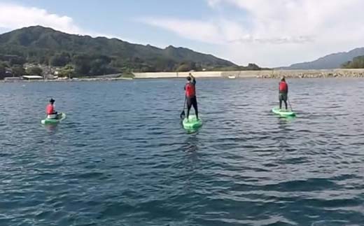 山田の海を楽しむサップ体験1～2名様【うみと私と】 三陸山田 山田町 山田湾 荒神 浦の浜 エメラルドグリーン マリンスポーツ 海 レジャー YD-846