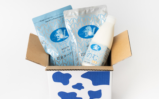 岩泉ヨーグルト(加糖・プレーン1000g各1袋)、岩泉のむヨーグルト720ml×1本【配送不可地域：離島】【1419785】