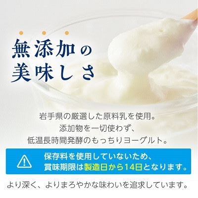 【毎月定期便】岩泉ヨーグルト2袋セット(加糖・プレーン 各1kg×1袋)全3回【配送不可地域：離島】【4069394】