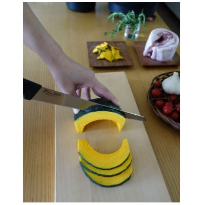 硬い食材からパンも切れる　　　　　　　　銀抗菌チタン3D万能包丁240mm【配送不可地域：沖縄県】【1674536】